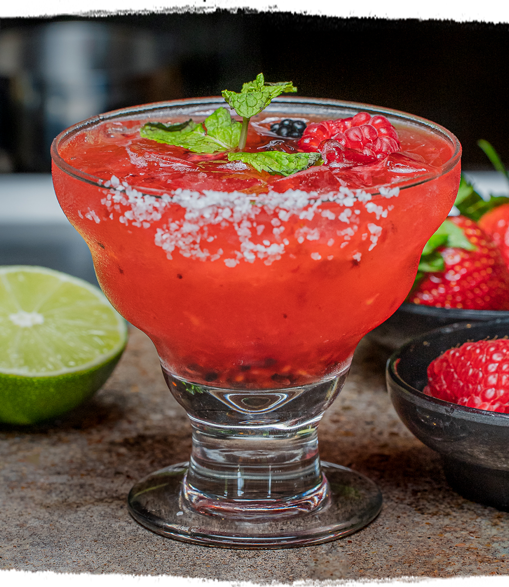 Fresh Mixed Berry Margarita of the Month